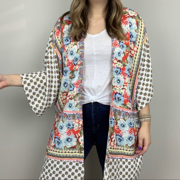 Dream In Color Kimono Umgee Plus Size XL - Picture 3 of 8